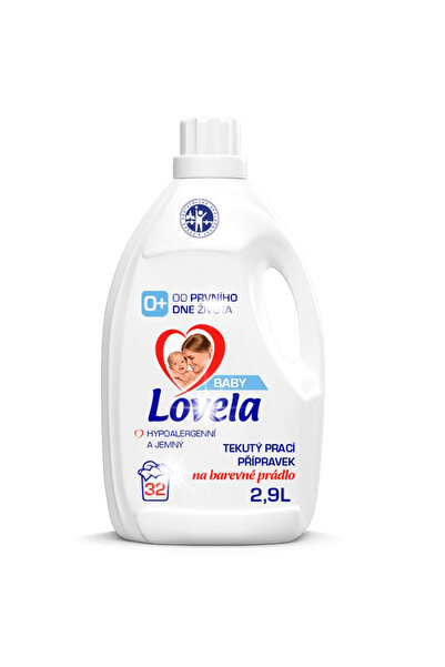 LOVELA Detergent lichid de rufe color Baby Milk pentru copii, 32 de spălări, ...