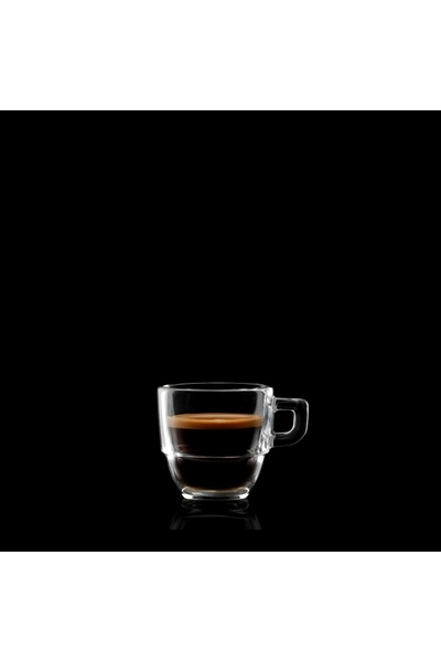 RCR CAFFE Cești de espresso 80ml 6 bucăți sticlă de cristal
