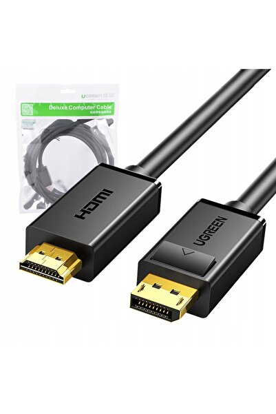 Ugreen CABLUL DP101 DISPLAYPORT-HDMI 1M (NEGRU)