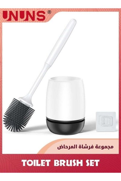 Generic Toilet Brush,Lefree Silicone Brush And Holder Set With Ventilated Hol...