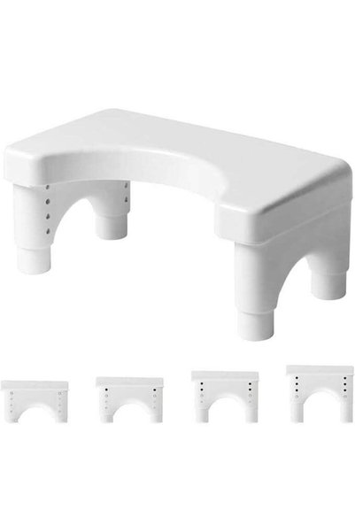 Generic Toilet Stool for Adults, Non-Slip Plastic Potty Stool Squatting, Adju...