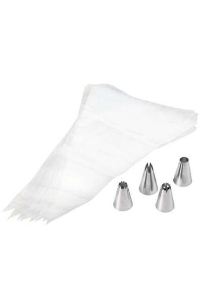 Generic Wilton Piping Tip And Decorating Bag Cupcake Decorating Kit