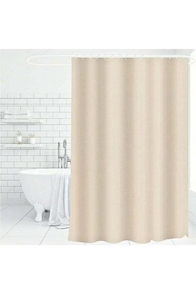 Generic Feelings Polyester Shower Curtain, 180 x 180cm – Water-Resistant Stai...