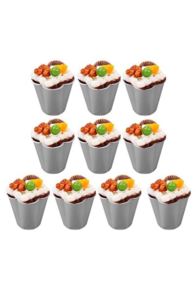 Generic 10 Pudding Mold Shapes – C12 Silicone Mold, Dessert Jelly Molds, Non-...
