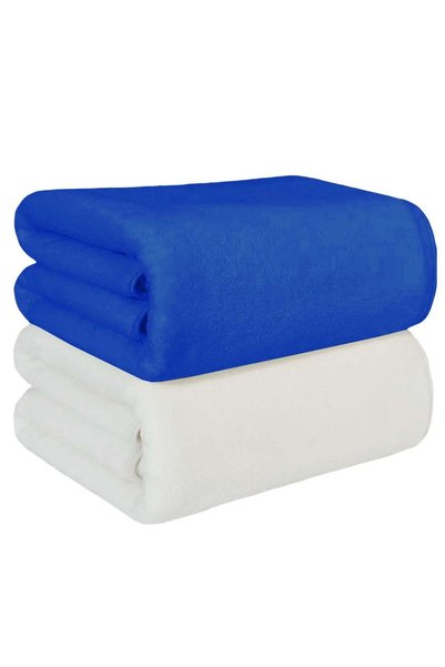Generic 2-Pc Over-Sized Beach Towel 100x200cm Microfiber Extra Large Bath She...