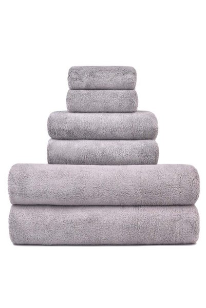 Generic 6 Pcs Coral Fleece Towel Set, Ultra Soft Thickened, Skin-Friendly, Qu...