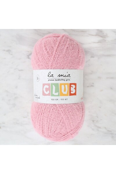 LA MİA YARNS La Mia Club Pink Hand Knitting Yarn-608