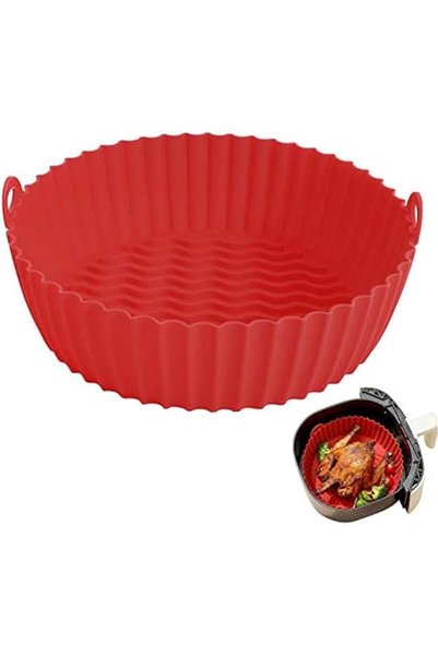 Generic Air Fryer Silicone Pot,7.5 Inches Food Safe Air Fryers Oven Accessori...