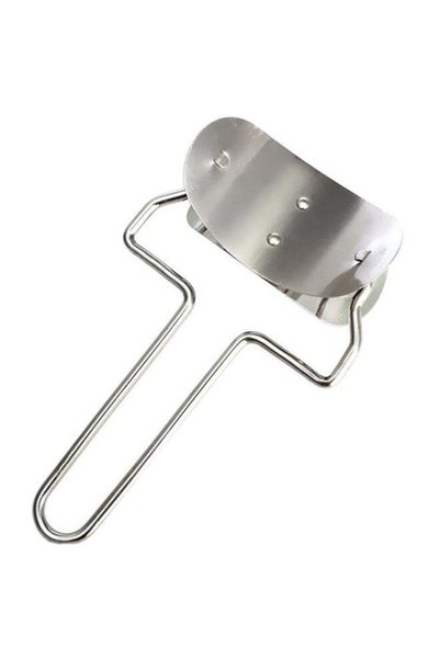 Generic Stainless Steel Dough Press Dumpling Pie Mould Silver