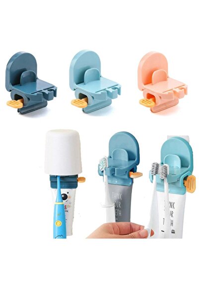 Generic Kids Wall Mounted Toothbrush Holder, Space-Saving Bathroom Set with S...