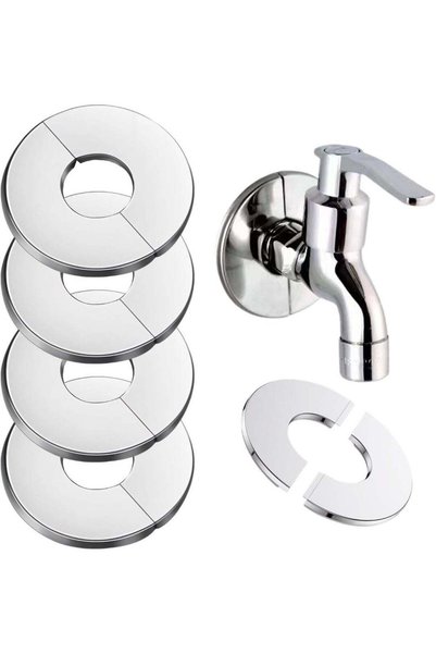 Generic Wall Split Flange Faucet Escutcheons Stainless Steel Round Escutcheon...