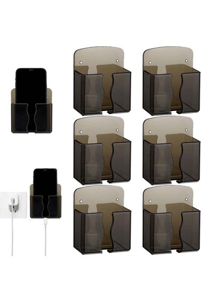 Generic Wall Mounted Phone Holder, Self-Adhesive Cell Phone Stand, Acrylic Re...