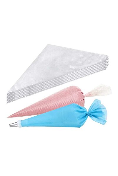 Generic 100 Pcs Thickened Disposable Pastry Bag Pastry Decorating Bags Icing ...