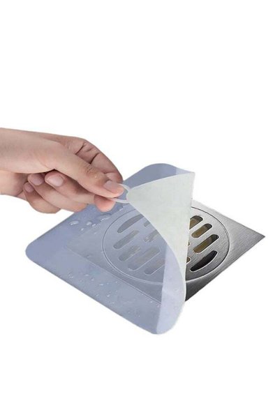 Generic 4 Pcs Silicone Floor Drain Cover, 20x20 cm Anti-Odor Mat for Bathroom...