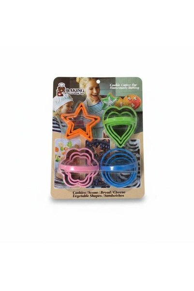 Generic Baking Decorating Set4-Piece Cookie Cutter Set for Cookies, Bread & S...