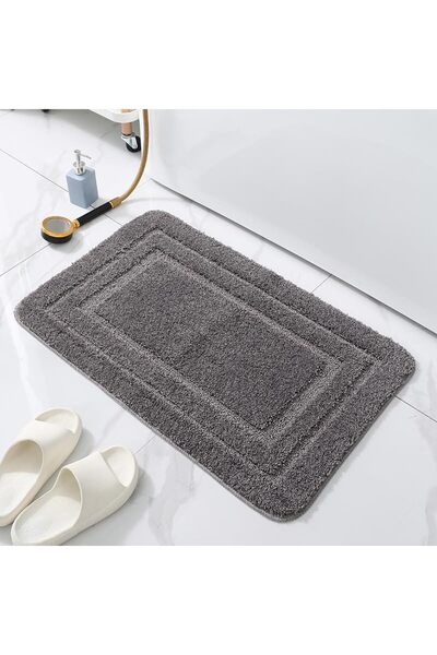 Generic Thick Soft Microfiber Bathroom Rug Mat - Non-Slip, Absorbent, Quick-D...