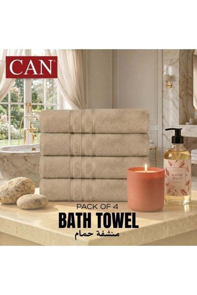 Generic Premium Microfiber Bath Towels Pack Of 4 - Ultra Soft & Absorbent Lar...