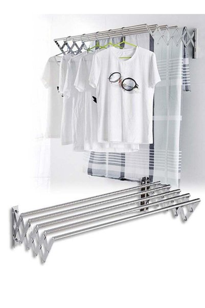 Generic Folding Wall Mounted Clothes Drying Rack,Bathroom Towel Rack Organize...