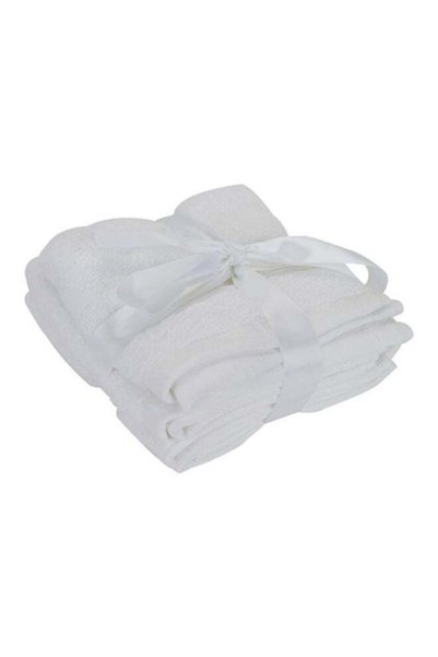 Generic 4-Piece Air Rich Face Towel Set White 30x30cm