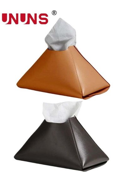 Generic Tissue Box Holder,2pcs Leather Tissue Box,Tissue Holder,Creative High...