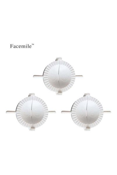 Generic 3 Pcs 8cm DIY Kitchen Dumplings Mold Press Dough Pastry Pie Maker Whi...