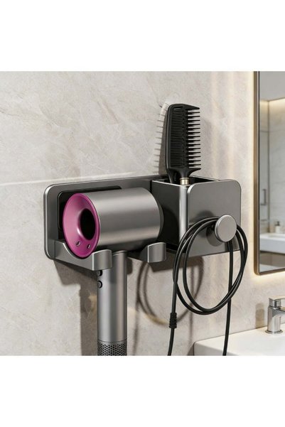 Generic Hair Dryer Holder Wall Mounted, Self Adhesive Hair Dryer organizer Wa...