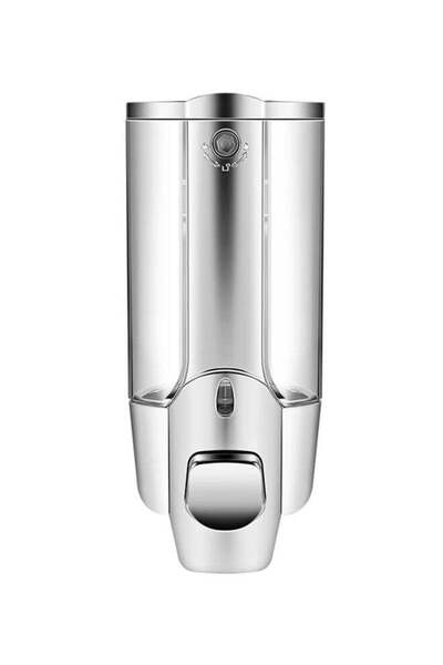 Generic Wall Mount Soap Dispenser Silver 19x8cm