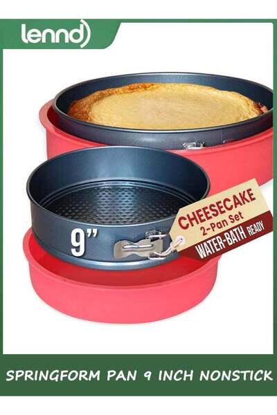 Generic Springform Pan 9 Inch NONSTICK - 9 Springform Cheesecake Pan with LEA...