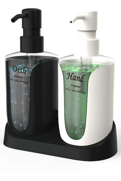 Generic UrbanEssentia 2-in-1 Hand and Dish Soap Dispenser Set | Kitchen Sink ...