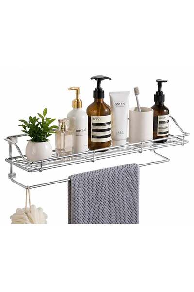 Generic Dunekart Stainless Steel Multi-Purpose Kitchen & Bathroom Shelf – Sel...