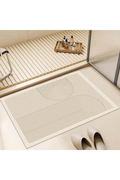 Generic Cloth Bath Mat Super Absorbent Bathtub Mat with Non Slip Anti Slip Ba...