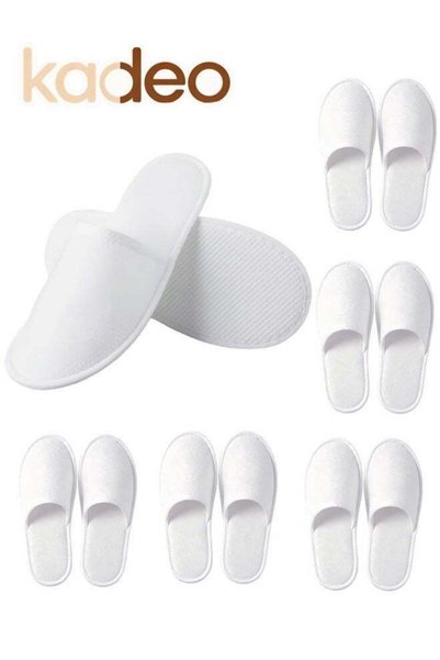 Generic 6 Pairs Disposable Spa Slippers for Guest, Soft SPA Slippers Casual, ...