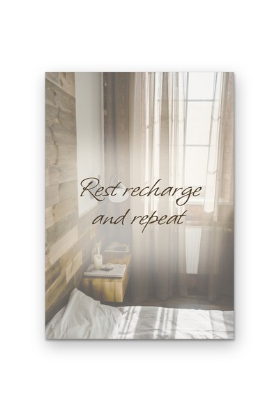 OEM Poster Carton 250g A4 Odihna Reincarcare si Repetare, Citat Motivational,...