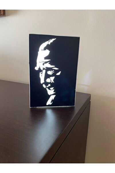 IŞIKLI PLEKSİ ATATÜRK PORTRESİ