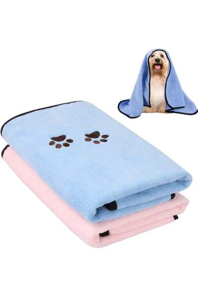 Generic Pet Towels, Microfiber Quick Drying Towel, Cat And Dog Absorbent Towe...