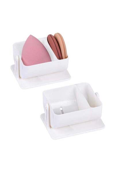 Generic 2Pcs Makeup Sponge Holder, 360 Degree Rotating Beauty Blender Holder ...