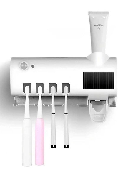 Generic Wall Mounted Toothpaste Dispenser with UV Sterilization – Automatic T...