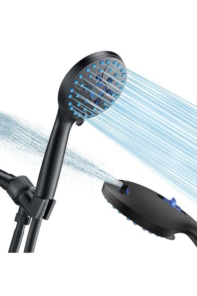 Generic High Pressure Shower Head with Handheld, 5 Spray Settings + 2 Power J...