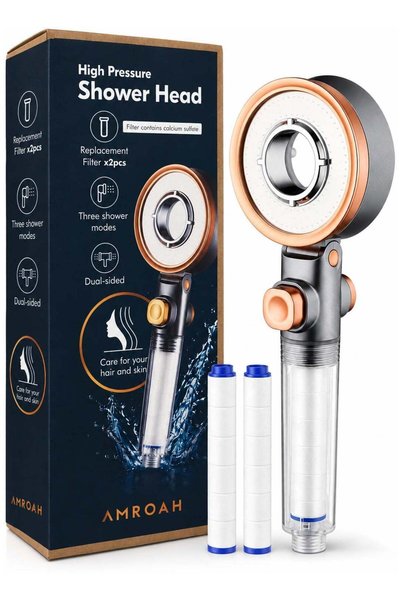 Generic Handheld Shower Head with Filter, Double-Sided Shower Head with 3 Spr...