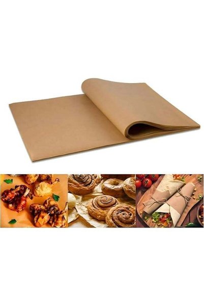 Generic 50Pcs Parchment Paper Sheets Non-Stick, Precut, Brown Baking Paper | ...