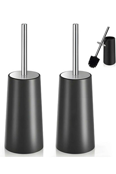 Generic Toilet Brush with Holder,2 Pack Toilet Brush and Holder Set,304 Stain...