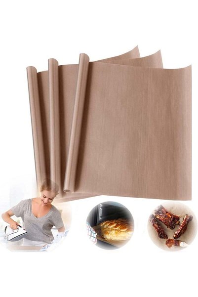 Generic 3 Pack 30X40cm Oven Grill Mat Teflon Sheet for Heat Press Transfer No...