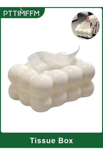 Generic Plastic Bubble Cloud Tissue Box Holder, Minimalist Modern Design for ...