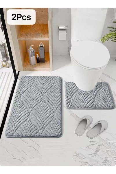 Generic Kutis 2-Pieces Non-Slip Bath Mats, Bathroom Mats Quick-Drying, Highly...