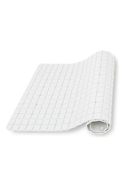 Generic Non-Skid Bath Mat with Suction Cups White 71 x 40cm