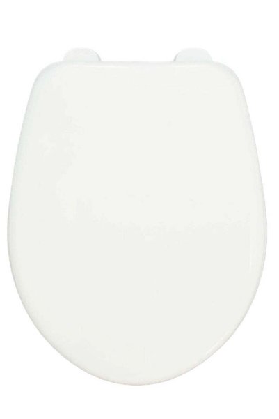Generic Uni flo Toilet Seat Cover Wc White Lid - Robust Design - Made in UAE