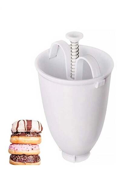 Generic Hand-squeezed Dessert Baking Mold,Plastic Doughnut Donut Maker Machin...