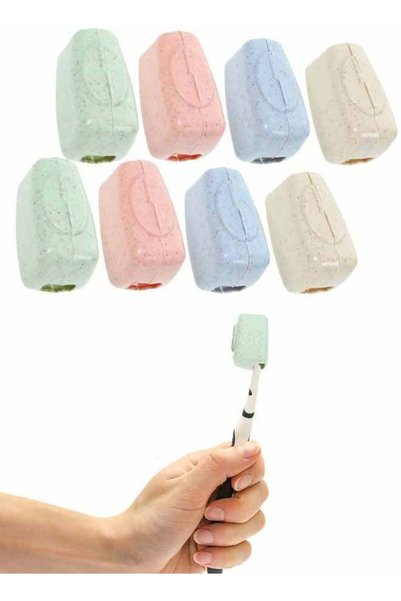 Generic 8pcs Travel Toothbrush Head Covers Lightweight Portable Toothbrush Du...