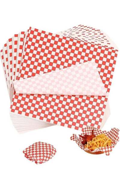 Generic 100Pcs Deli Paper Sheets, Ultra Grease Resistant Wax Paper Sheets for...