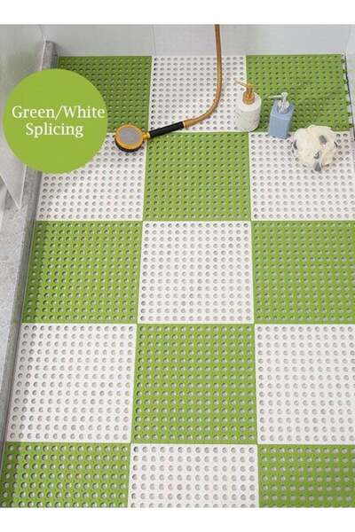 Generic 12 Pack Interlocking Non Slip Drainage Floor Tiles, 30 X cm Soft PVC ...